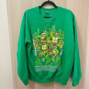 Ninja Turtles Christmas Crewneck Sweater Unisex L